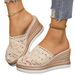 2025 Summer Foreign Trade European And American High-Heeled Open-Toe For Women, Cross-Border Wedge Heel Thick-Soled_vogvips.com
