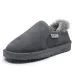 EBV Designer Shoes 2025 New Genuine Leather Snow Boots Fashionable And Versatile Retro Cotton Shoes For Women_vogvips.com