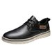 British Style Casual Business Formal Leather For Men Spring Shallow Low Heel Cowhide Matching Suit Summer Men's Shoes_vogvips.com