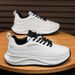 Men's Leather Casual Height-increasing Dad Shoes, Foreign Trade Thick-soled Men's White Sneakers, New Model_vogvips.com