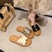Trendy Thick-Soled Slip-On, Summer Outdoor Wear, 2026 New Model, Soft Flat-Soled Casual Beach Sandals For Pregnant_vogvips.com