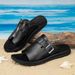 Men's New Fashionable Soft Soled Sandals, Comfortable, Breathable, Lightweight, One Foot Men's Sandals_vogvips.com