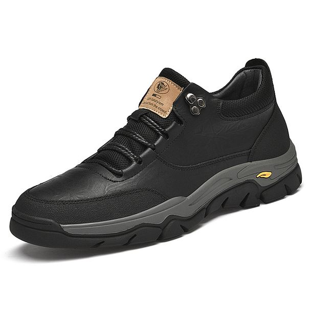 Men's Shoes Leather Surface Breathable Sports Shoes Men's Casual Running Large Size Board Shoes Outdoor Shoes Men_vogvips.com