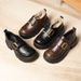 College-style Thick-soled Loafers 2024 New Model, Soft Single For Women, Spring And Autumn Retro British Style Brown_vogvips.com