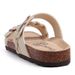 Shevalues Leisure Women's Cork Footbed Sandals With Arch Support Slip-On Brand Lady Sandals With Double Buckle Summer New Sandal_vogvips.com