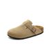 P5 Full Cowhide Women's All-match Retro Autumn And Winter 2023 New Comfortable Flat Cork Half Slippers For Outerwear_vogvips.com