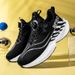Teenagers' Ultra-light Shock-absorbing Running Men, Autumn Winter Double Mesh Professional Sports Shoes For Junior High_vogvips.com