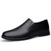 Men's Shoes Leather Shoes Gentleman's Flat Casual Shoes Low Top Foot Loafer Foot Sneakers_vogvips.com