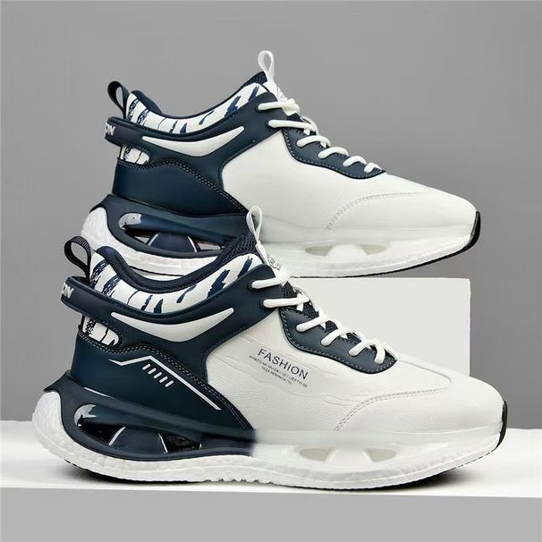2026 Spring New Model Air Cushion Shock Absorbing Soft Sole Height-Increasing Thick-Soled High-Top Sports Basketball_vogvips.com