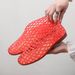 Niche European And American Fashion Flat Sandals 2025 New Trendy Mesh Summer Outdoor Closed-Toe Closed-Heel Bird's Nest_vogvips.com