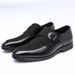 Suitable For All Seasons Plus Size Four Seasons New Formal Leather British Style Pointed Business Casual Fashion Simple Men's Shoes 8652_vogvips.com