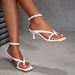 Cross-border Huidong European And American Style Square Toe High-heeled For Women, 2026 New Model, Cross-border Stiletto_vogvips.com