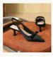 6630 French Apricot Pointed High Heels Closed Toe Sandals Fairy Style Spring Summer Elegant Socialite Black Single Shoes_vogvips.com