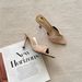 2025 Summer New Nude 5A Metallic Open-Toe Sandals For Outdoor Wear, Top Quality Satin Pointed Toe Stiletto Sexy High-Heeled Women's_vogvips.com