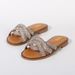 Women's Shoes New Summer Style, Fashionable And Versatile Flat Rhinestone Flip Flops, Trendy Beach And Travel Sandals, Perfect For Outdoor Wear._vogvips.com