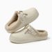 Thick-Soled For Women, Autumn And Winter Indoor Home Fleece-Lined Warm Retro Shoes, Versatile Outdoor_vogvips.com
