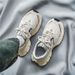 Men's 2024 Autumn New Mesh Breathable Casual Sports White Ins Versatile Thick Sole Non-Slip Dad Shoes_vogvips.com