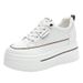 Women's Soft That Don't Tire The Feet, Platform Thick Soles For Height Increase, Spring Autumn Mesh White Sneakers,_vogvips.com