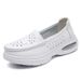 Autumn And Summer Nursing Shoes, Genuine Leather Women's Air Cushion, Soft Breathable Thick Sole, Work Shoes For Women_vogvips.com