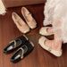 French Sequined Silver Bag Head Half Slippers Women's Spring And Summer Small Fragrant Temperament Mary Jane Single Shoes Women's Shoes_vogvips.com