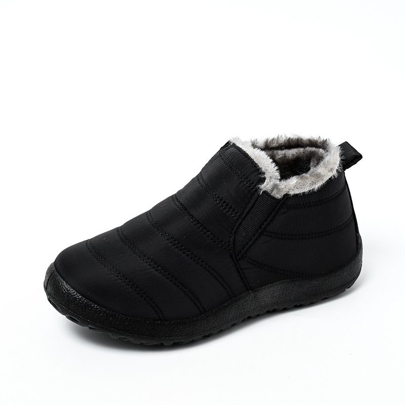 Kidmi Winter Fuzzy Warm Cold-proof Velvet Antiskid Waterproof Boots Outdoor Indoor Soft House Women Shoes_vogvips.com