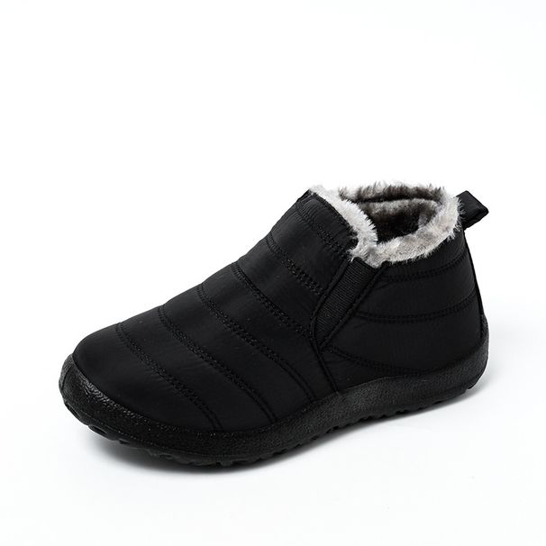 Kidmi Winter Fuzzy Warm Cold-proof Velvet Antiskid Waterproof Boots Outdoor Indoor Soft House Women Shoes_vogvips.com