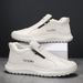 2025 Autumn Versatile Thick Soled Anti Slip And Wear Resistant Casual Single With Soft Bottom Fashion One Step Slip On_vogvips.com