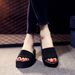 Vacation Beach Simple New Korean Style Versatile Outer Wear Fashionable Platform Thick-Soled Slippers For Women_vogvips.com
