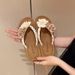 Women's Cute Floral Flat Flip Flops Summer Wear Easy Match Skirts Versatile Flip Flops_vogvips.com