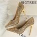 MTX 9219-1 Style Women's Shallow Mouth Pointed Toe Sparkling Sequins Sexy Slim Nightclub High Heels Single Shoes_vogvips.com