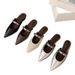 Parisian Summer~Women's French-style Pointed-toe Mules With Internal Height Increase And Metal Buckle For Outdoor Wear_vogvips.com