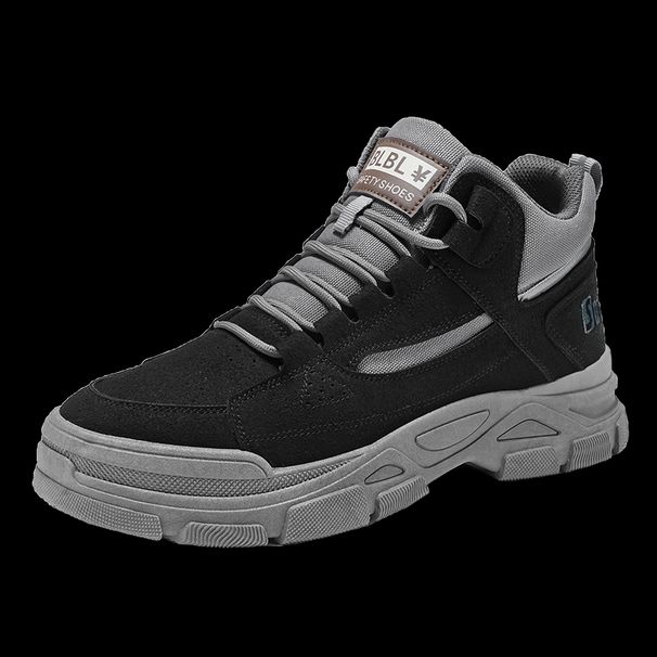 New Leather Spring Men's Shoes High-top Men's Heightening Tooling Martin Boots_vogvips.com
