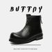 Niche Stitching Design Chelsea Boots Retro Platform Locomotive Boots Outdoor Martin Boots_vogvips.com
