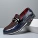Versatile Trendy Slip-On Leather Business New Men's Casual Shoes Loafers_vogvips.com