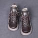 2025 Spring And Autumn New Genuine Leather Retro Fleece-Lined Warm High-Top Casual Thick-Soled Versatile Women's Shoes_vogvips.com