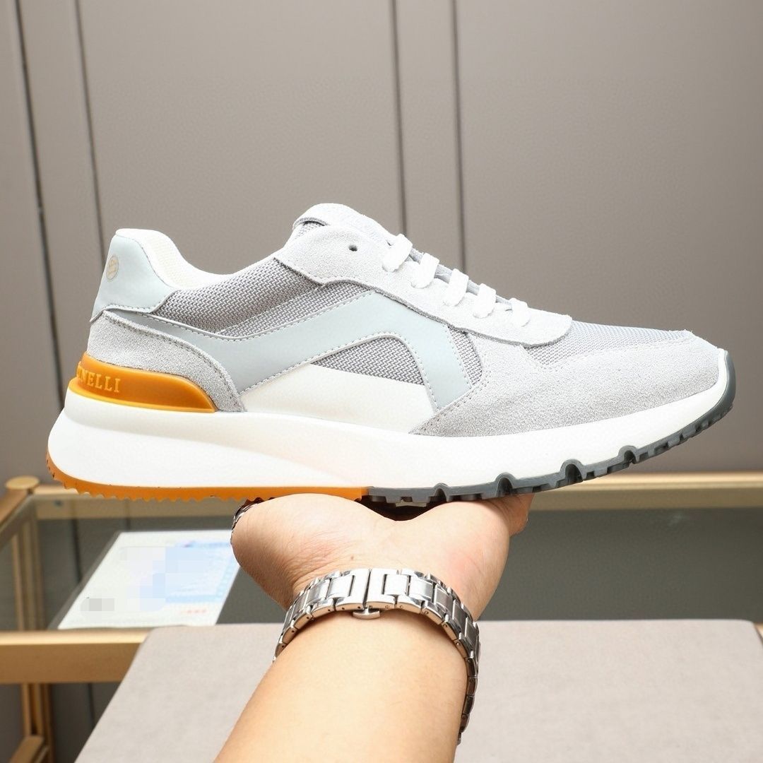 Men's Patchwork Comfortable Business Versatile New Sports Mesh Breathable Round Toe Lightweight Casual Shoes_vogvips.com