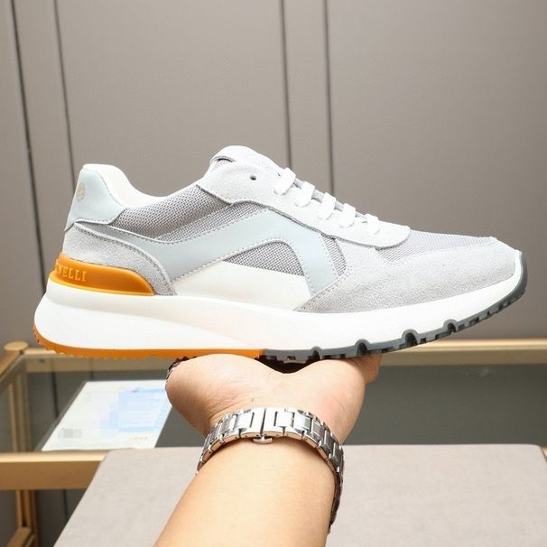 Men's Patchwork Comfortable Business Versatile New Sports Mesh Breathable Round Toe Lightweight Casual Shoes_vogvips.com