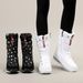 New Winter Cross-border Snow Boots Women's Non-slip And Warm Northeast Large Cotton Shoes Women's Cotton Shoes Thickened Soles High-top Women's Boots_vogvips.com