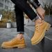 Big Head Leather Shoes Men's Low-Top Work Shoes Genuine Leather Fashion Casual Versatile Thick-Soled Large Size Men's Sh_vogvips.com