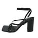 81432-66 Roman Square-toed Chunky Heel Simple High-heeled For Women, European And American Fashion Strap Sandals_vogvips.com