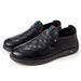 Euro Step Men's Casual Trend Driving Middle-aged Dad Shoes Leather Fashion PU Loafers_vogvips.com