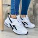 New Fashion Low Top Dad Round Toe Middle Heel Lace Up Mesh Casual Sports Women's Single Shoes Large_vogvips.com