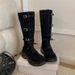 for Women 2025 Autumn New Belt Buckle Riding Over-the-Knee Two-Way Wear Long Boots_vogvips.com