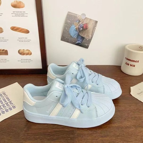 UNIITY Internet-famous Shell-toe White Trendy On Instagram, 2024 New Autumn Breathable Sneakers, Casual Shoes For_vogvips.com