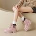 White Deer Same Style 2024 Martin For Women, New Autumn Outdoor Hiking Climbing Yellow B, First Layer Pigskin Work_vogvips.com