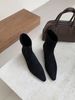 Pointed Toe High Ankle For Women 2025 Autumn Winter Elegant Thin Heel Stylish Stretch Sock New Slim Boots_vogvips.com