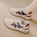 Cross-Border Plus Size Leather Sneakers Running Spring 2025 New Fashion Casual Versatile Dad Shoes Women_vogvips.com