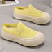 Summer Breathable Mesh Sneakers For Ladies Soft Sole Women S Casual Slip On Mules Slippers Flat Bottom Vulcanize Shoes_vogvips.com