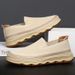 Euro Step Men's Slip-On Casual Soft Sole Comfortable Large Size Breathable Lightweight Old Beijing Cloth Shoes_vogvips.com