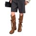 2025 Wasteland Chunky Heel Wrap Strap Pile Western Cowboy Over-the-Knee Melad Boots_vogvips.com